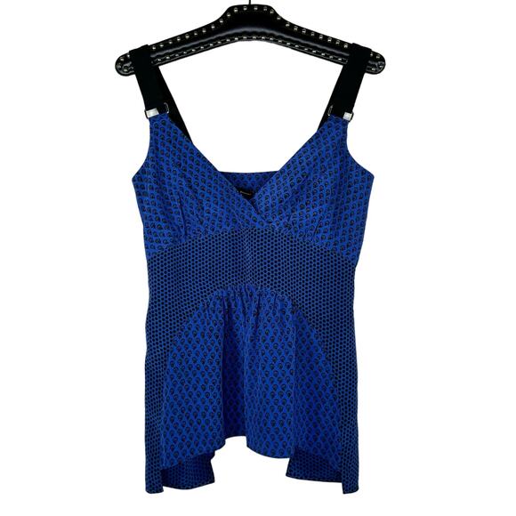 Proenza Schouler Gretta Luxe Printed Crepe De Chine Cami Top 0 NWT - Picture 1 of 12